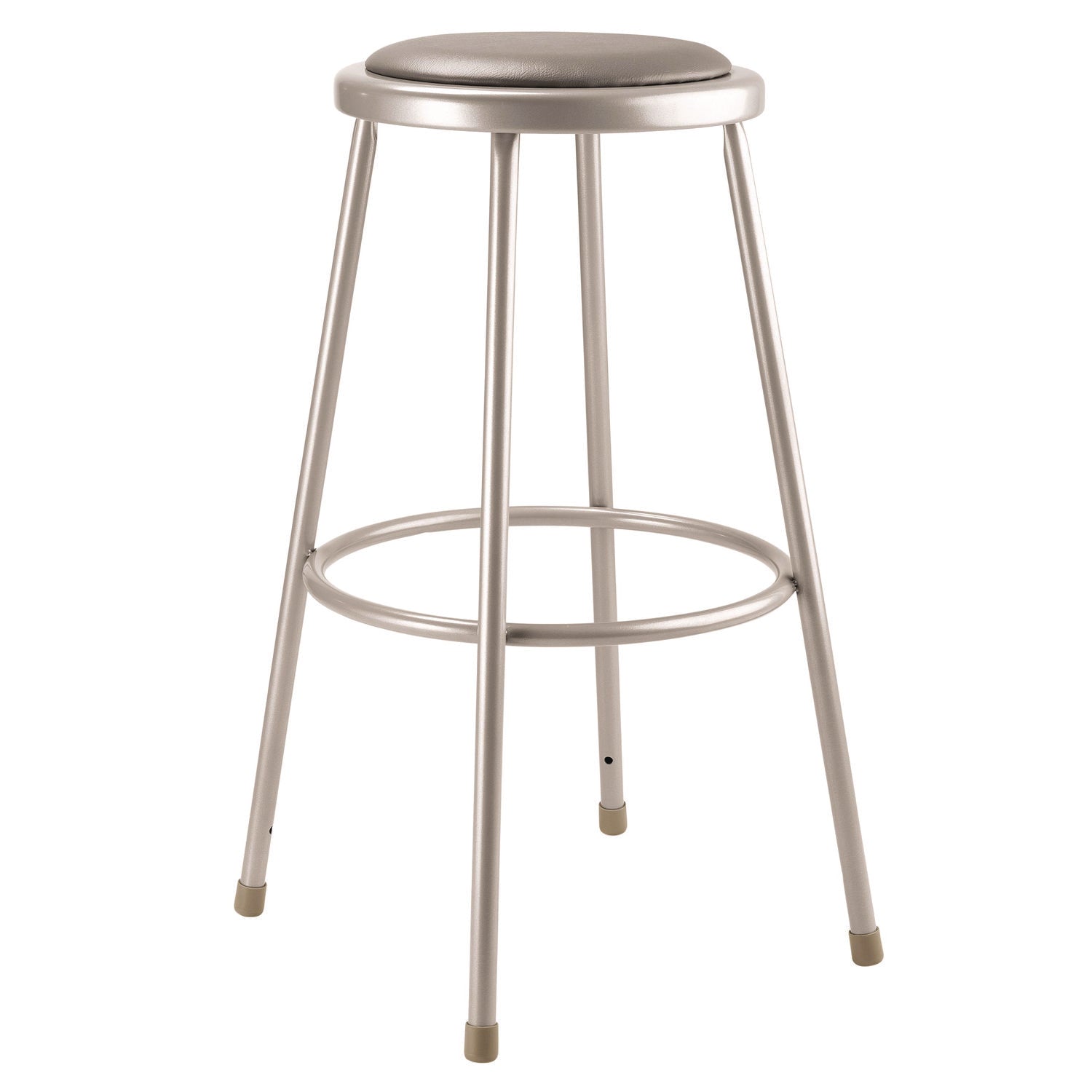 nps-r-6400-series-fixed-height-heavy-duty-vinyl-padded-steel-stool-backless-supports-500-lb-30-seat-height-gray-seat-base-nps6430_1